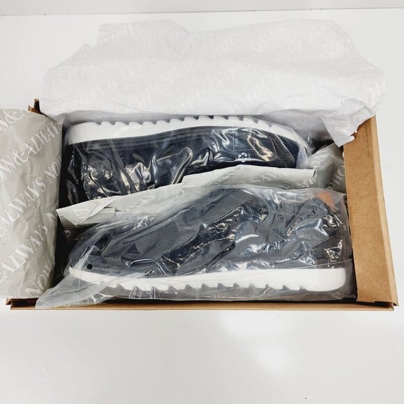 Men's Johnston & Murphy Algood Knit Plain Almond Toe Taupe Lace Up Shoes - Picture 5 of 13